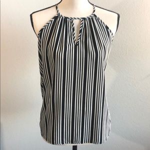 Black & White Striped Tank